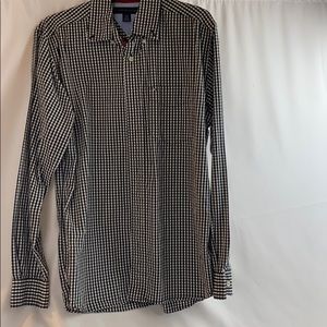 Tommy Hilfiger checkered button down shirt